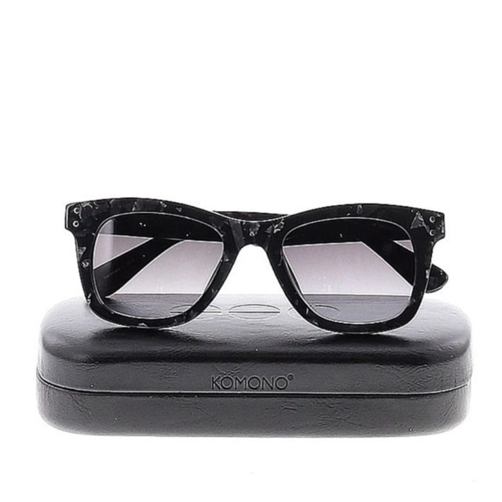 Komono Allen Black Marble New Sunglasses